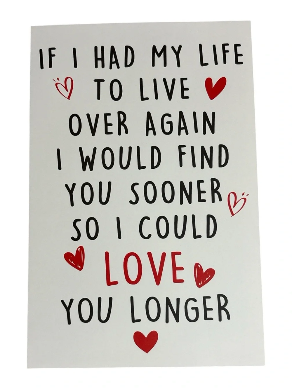 Love You Longer Blank Card
